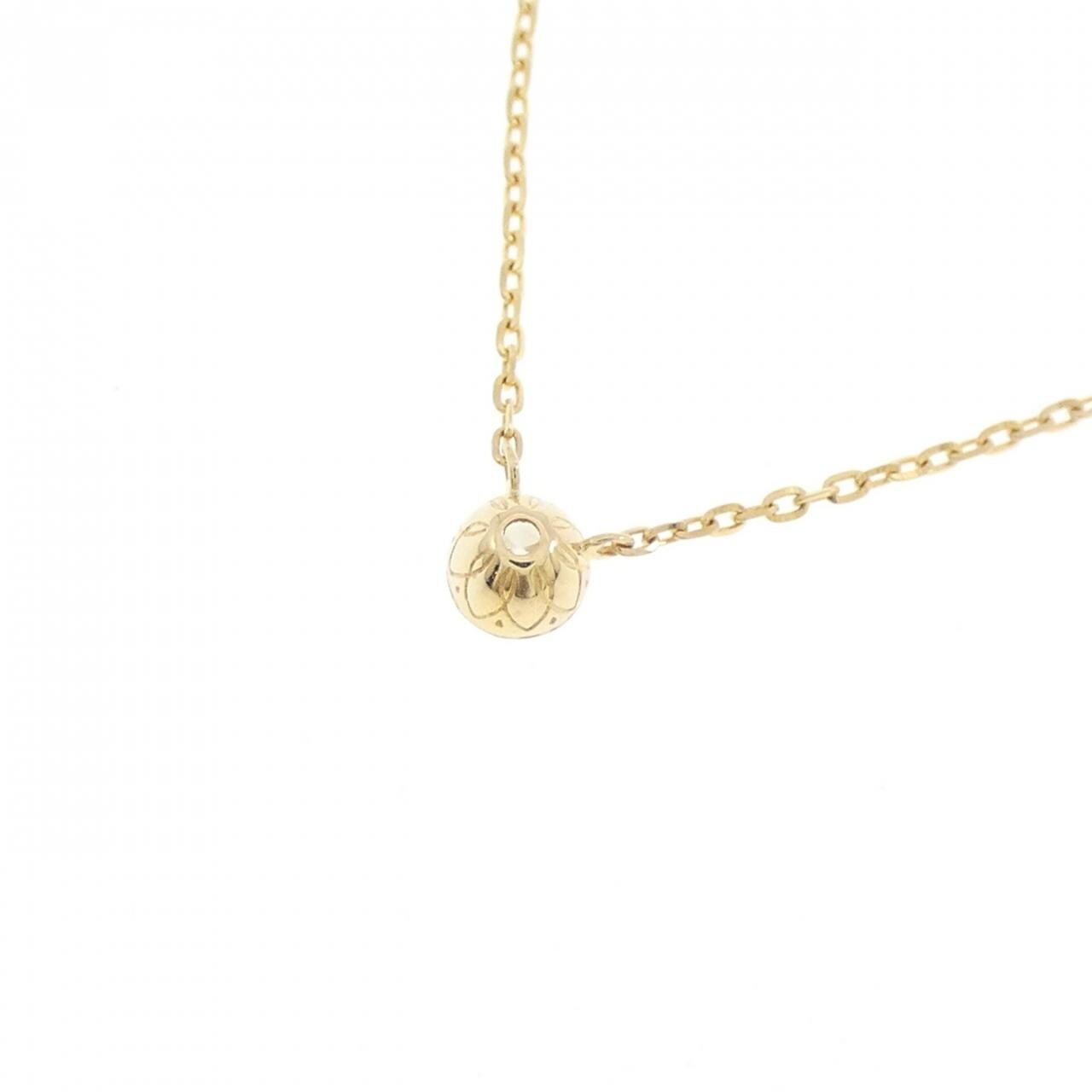 アガット ダイヤモンド ネックレス 0.1CT