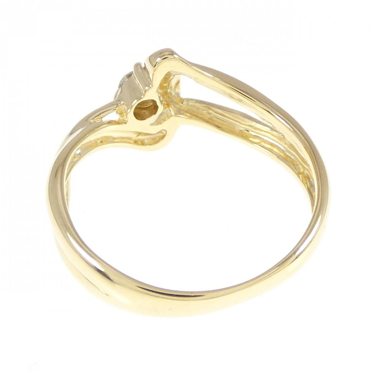 K18YG ダイヤモンド リング 0.08CT