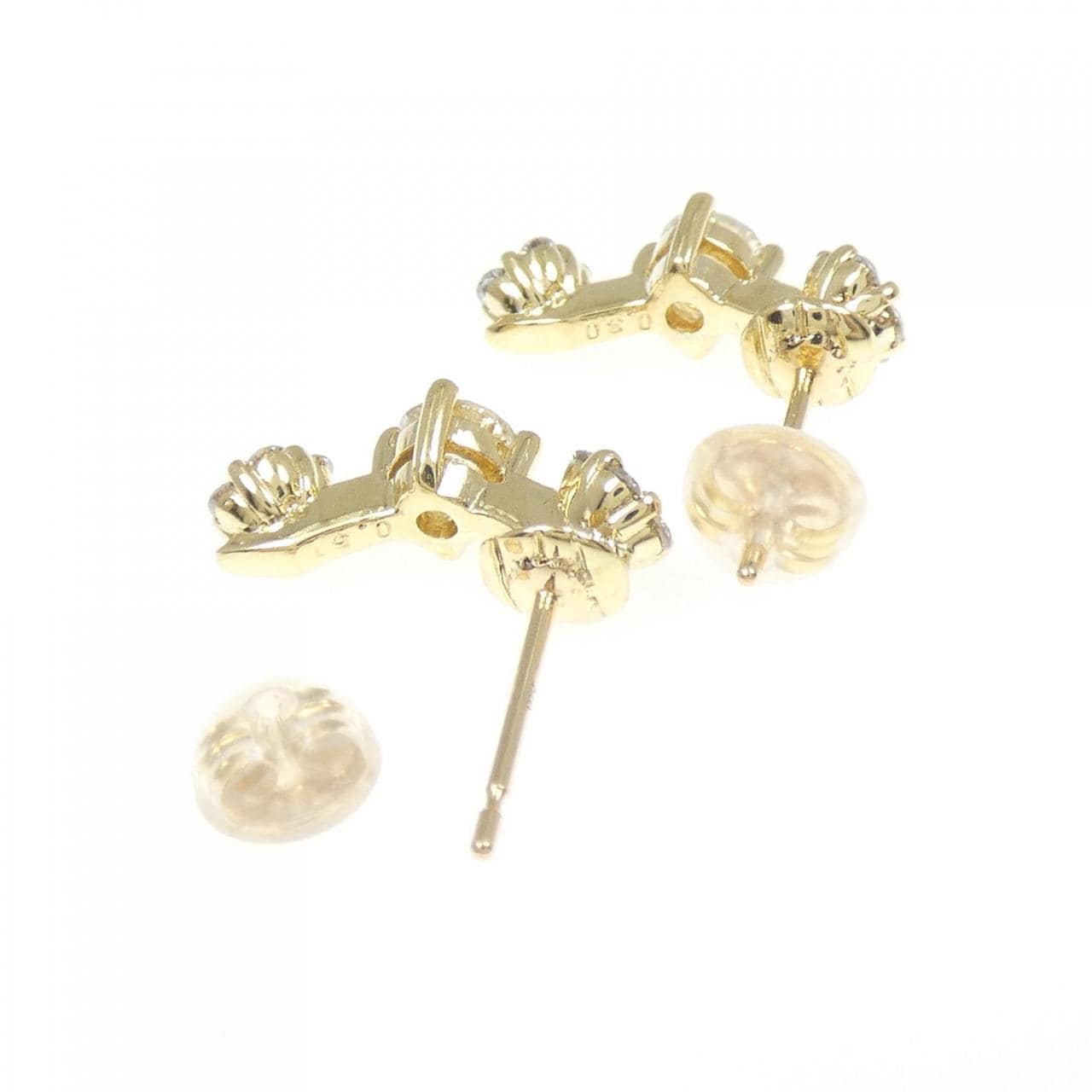 K18YG ダイヤモンド ピアス 0.81CT