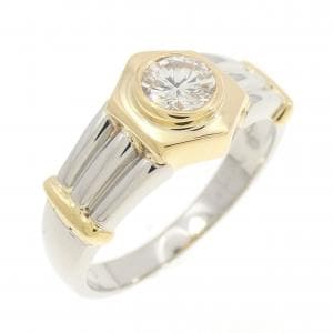 PT900/K18YG ダイヤモンド リング 0.33CT