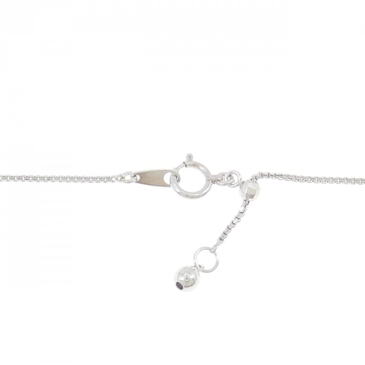 K18WG祖母绿项链1.33CT