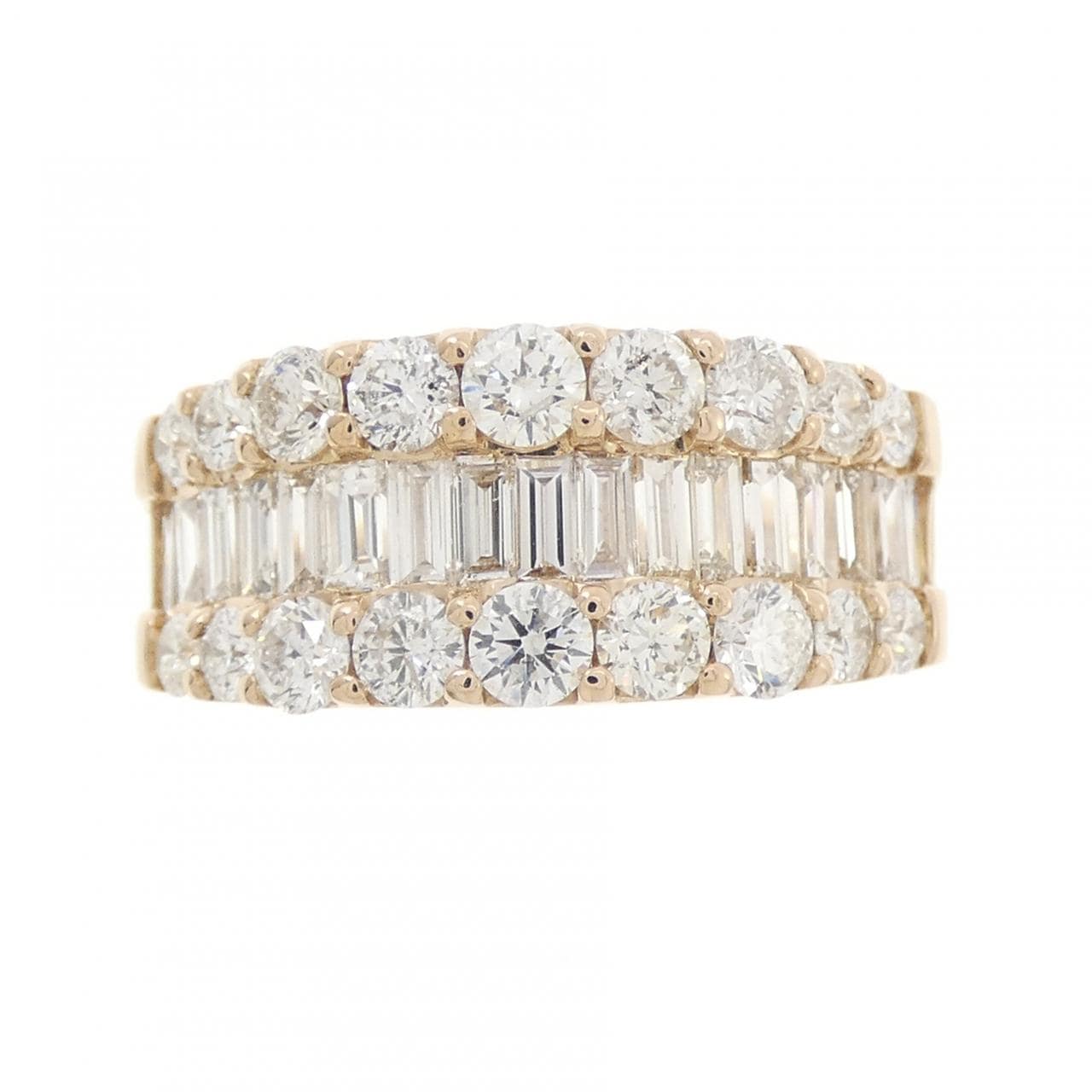 K18PG ダイヤモンド リング 2.00CT