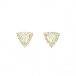 【新品】K18YG ダイヤモンド ピアス 0.60CT
