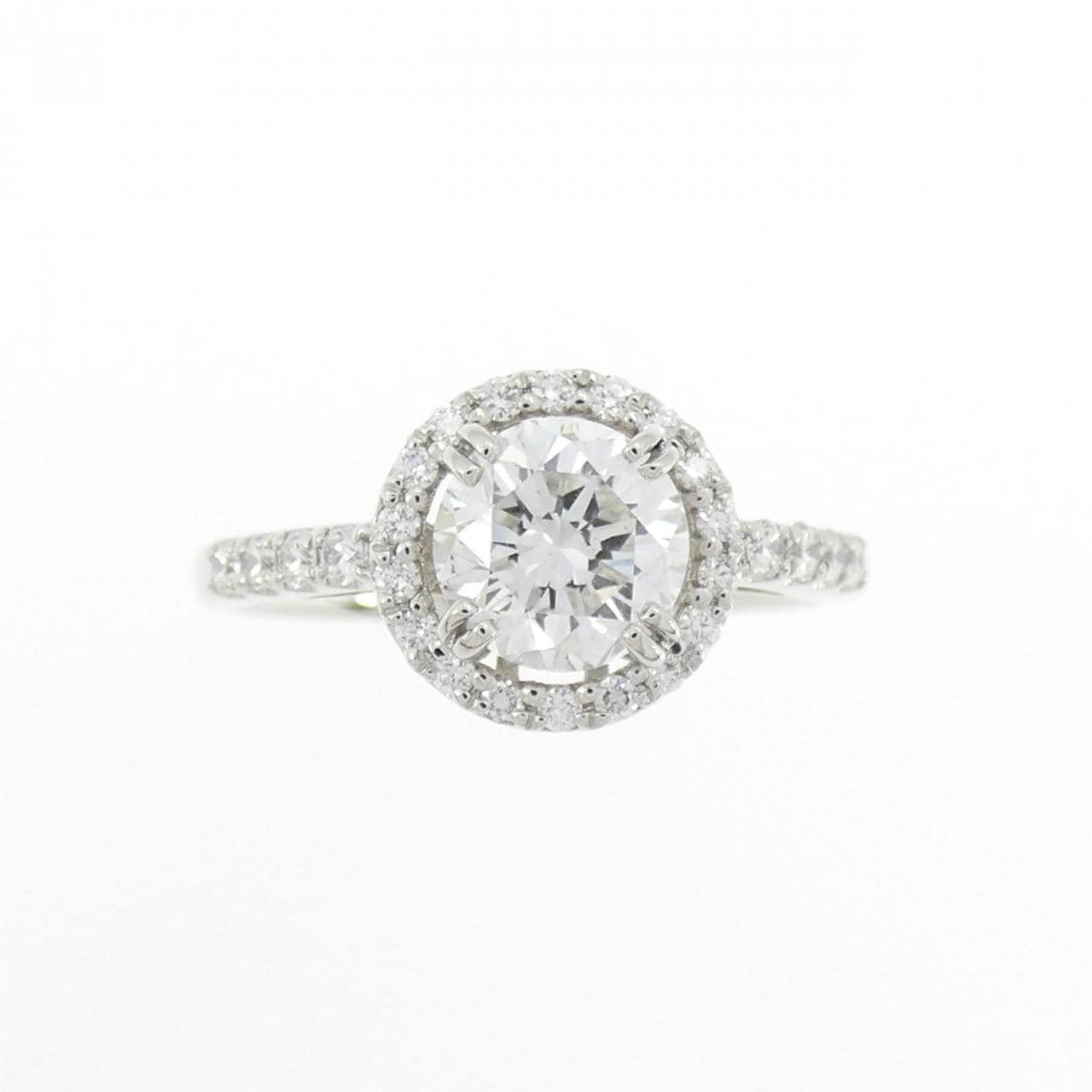 【リメイク】PT900 ダイヤモンド リング 1.043CT E SI1 Good