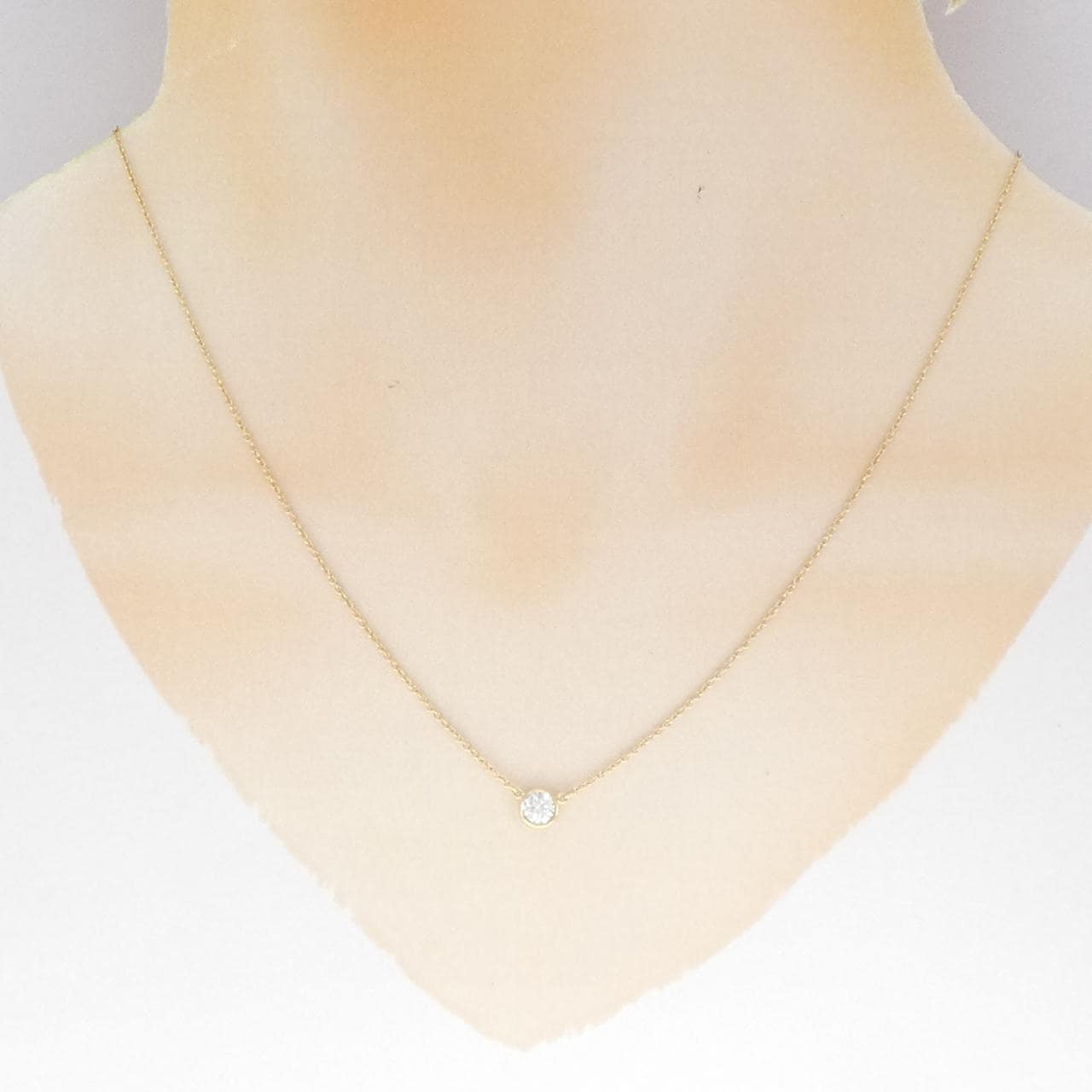 ティファニー バイザヤード ネックレス 0.28CT G VVS2 EXT