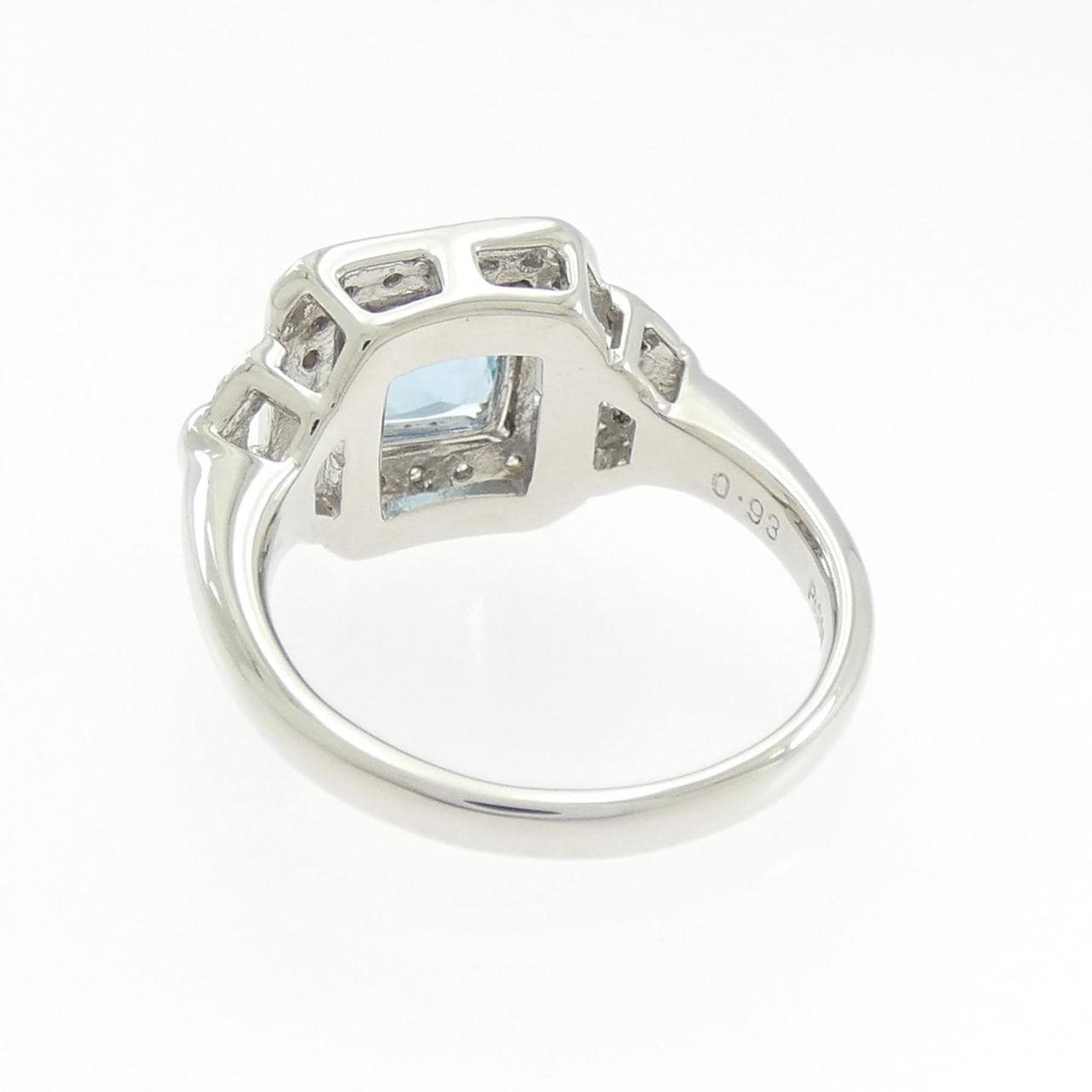 PT900 アクアマリン リング 0.93CT