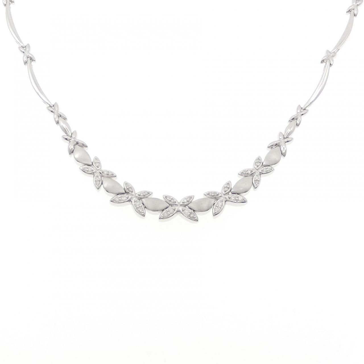 K14WG ダイヤモンド ネックレス 0.43CT