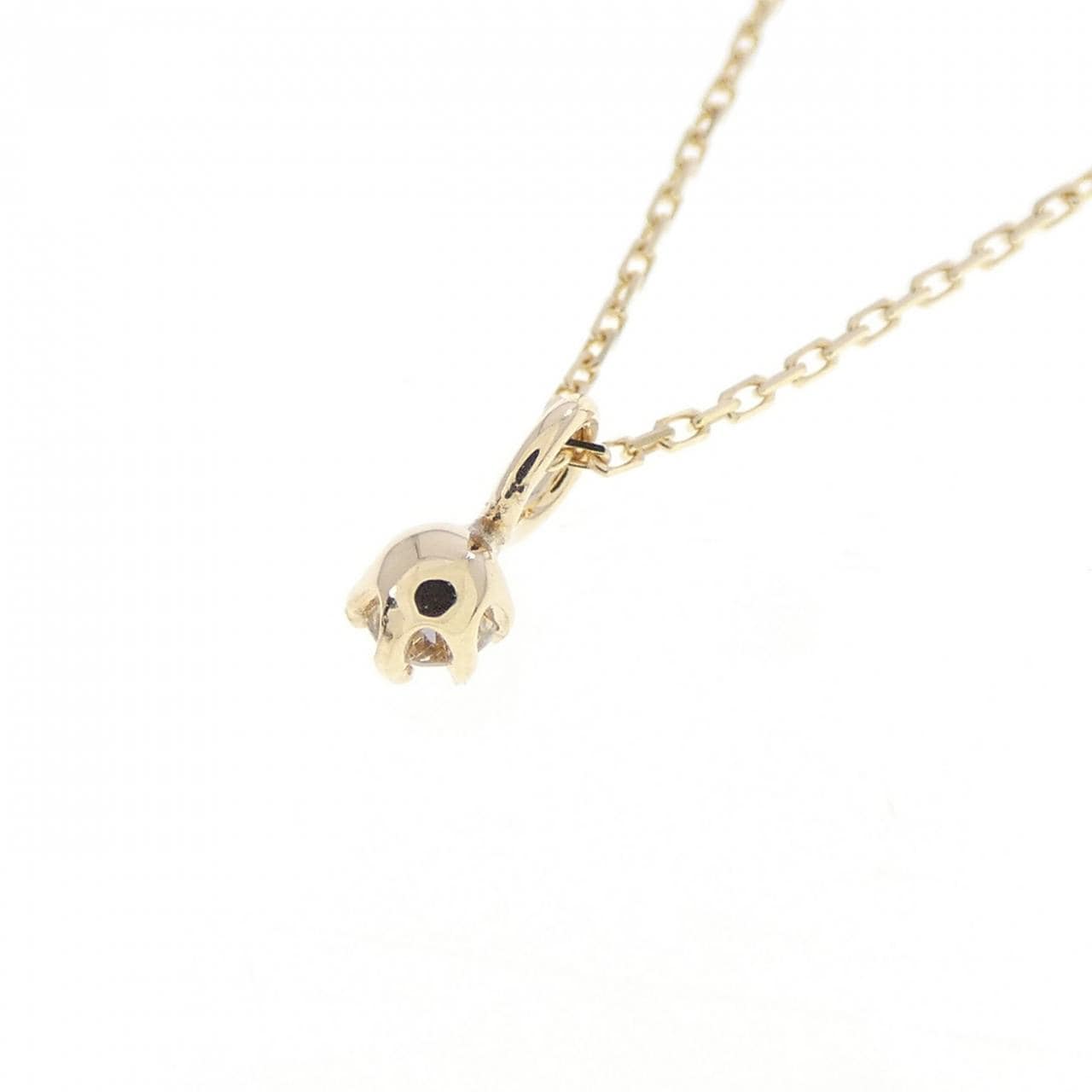 K10YG ダイヤモンド ネックレス 0.03CT