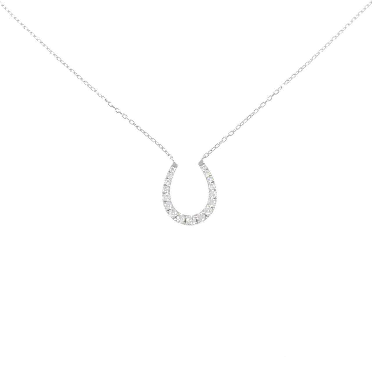 PT Horseshoe Diamond Necklace 0.20CT