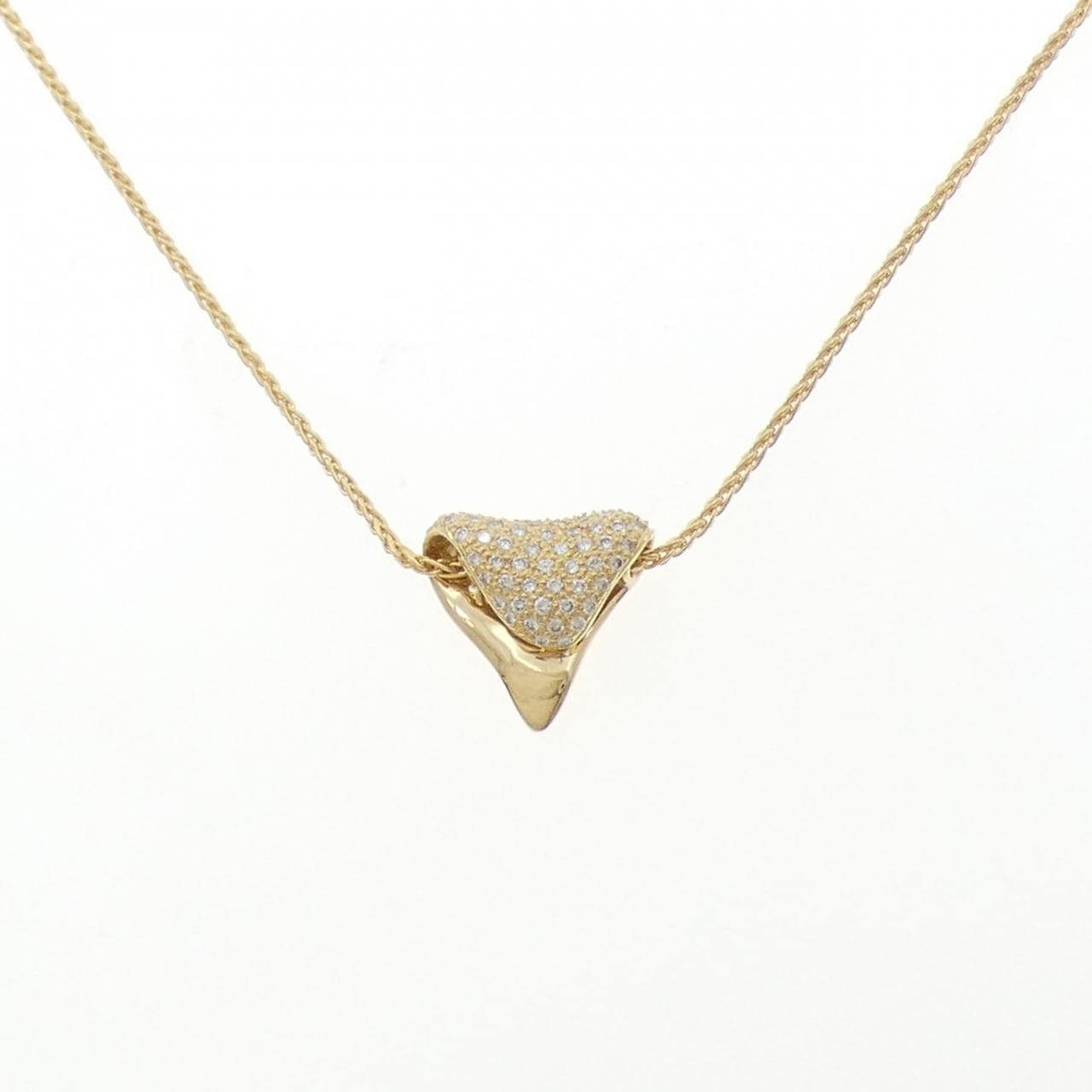 K18YG ダイヤモンド ネックレス 0.62CT