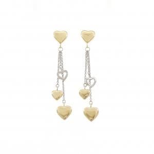 ティファニー マルチハートドロップ ピアス