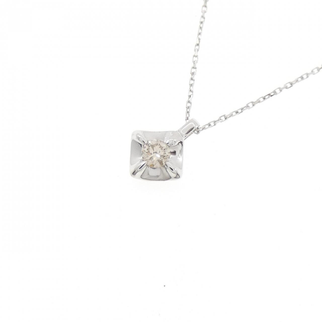 K10WG ダイヤモンド ネックレス 0.05CT