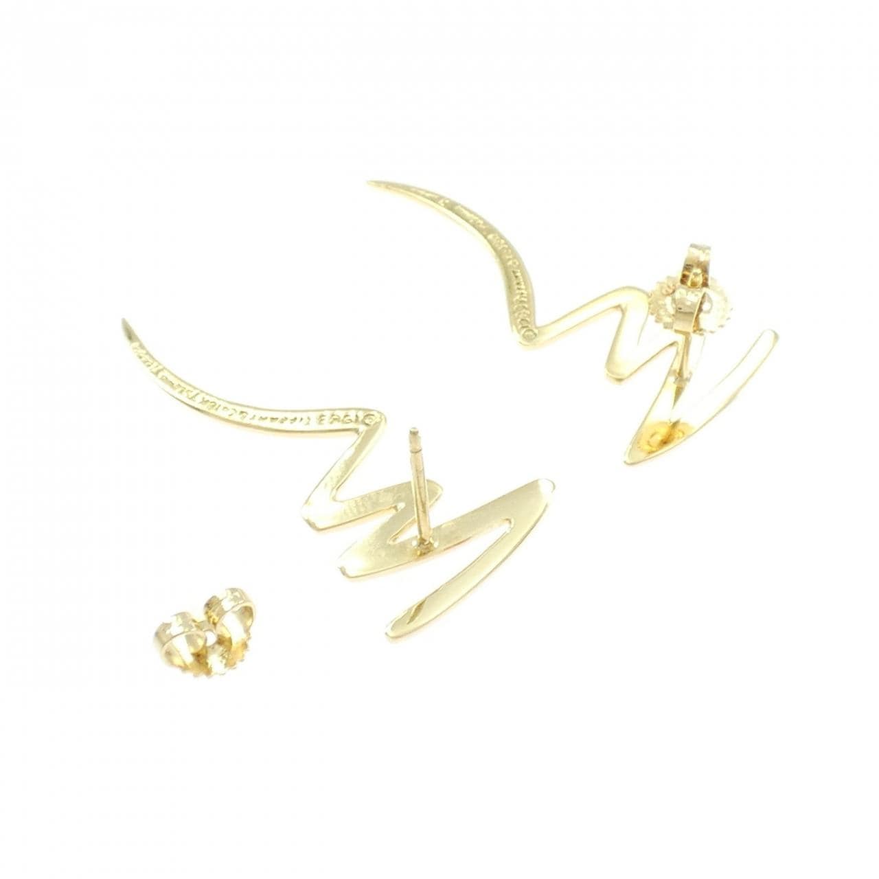 【ヴィンテージ】ティファニー スクリプル ピアス