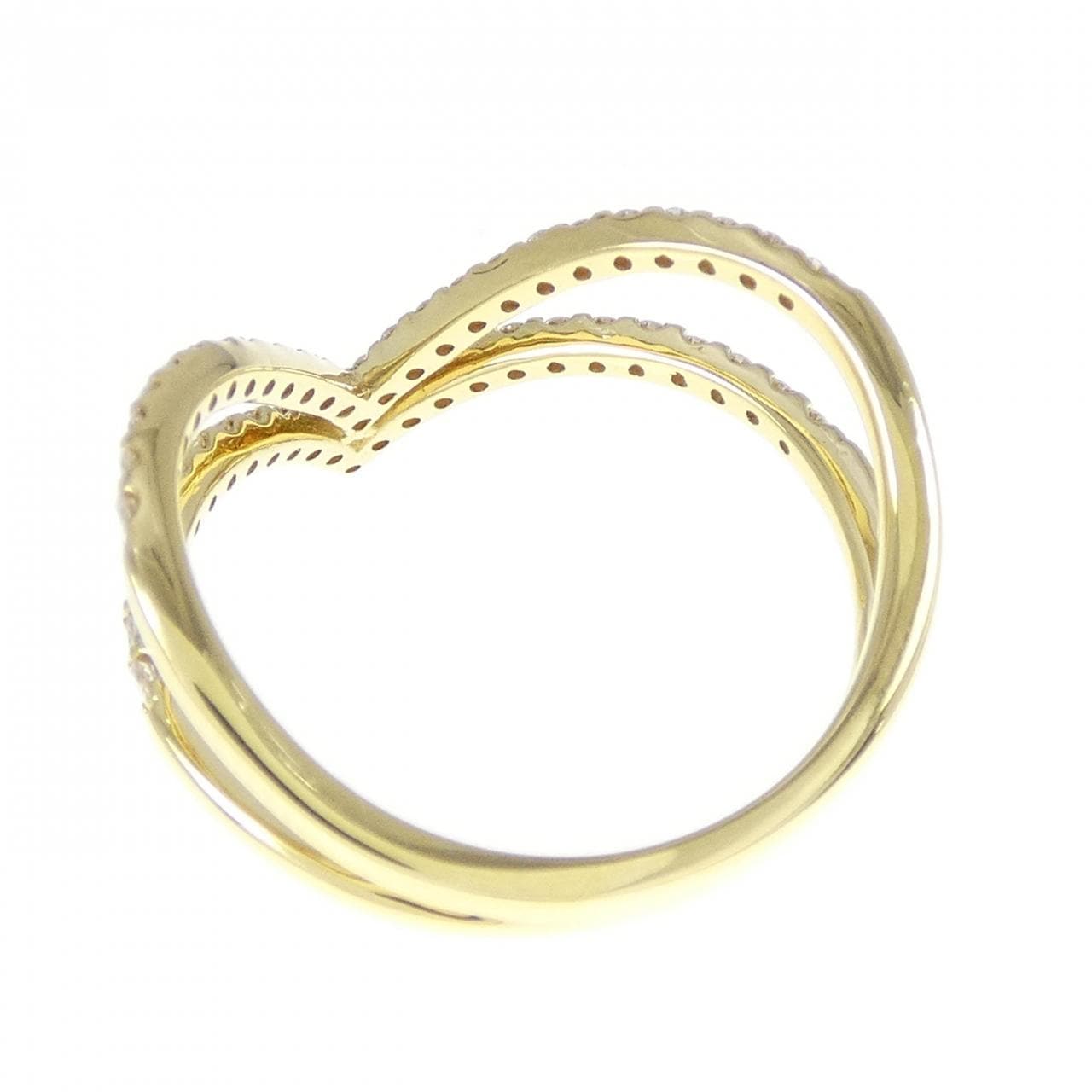 K18YG ダイヤモンド リング 0.33CT