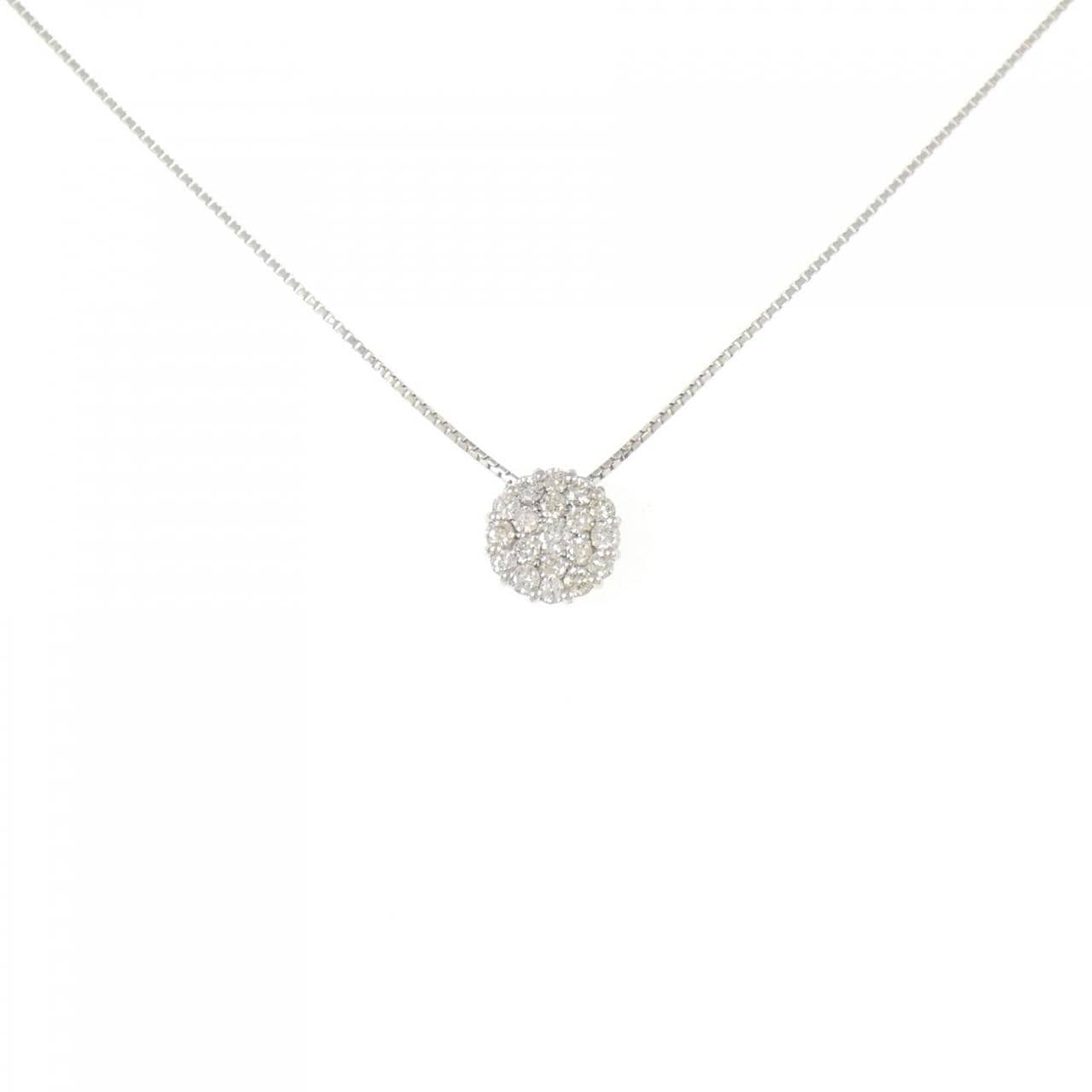 PT900/PT850 ダイヤモンド ネックレス 0.45CT