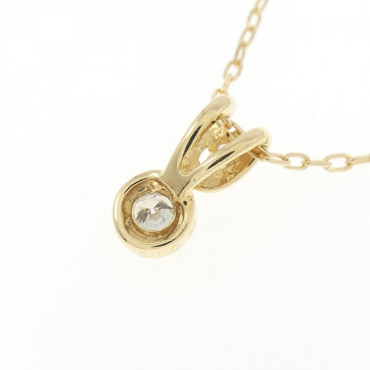 K18YG ダイヤモンド ネックレス 0.10CT