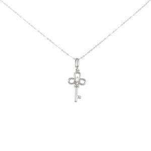 PT900/PT850 キー ダイヤモンド ネックレス 0.04CT
