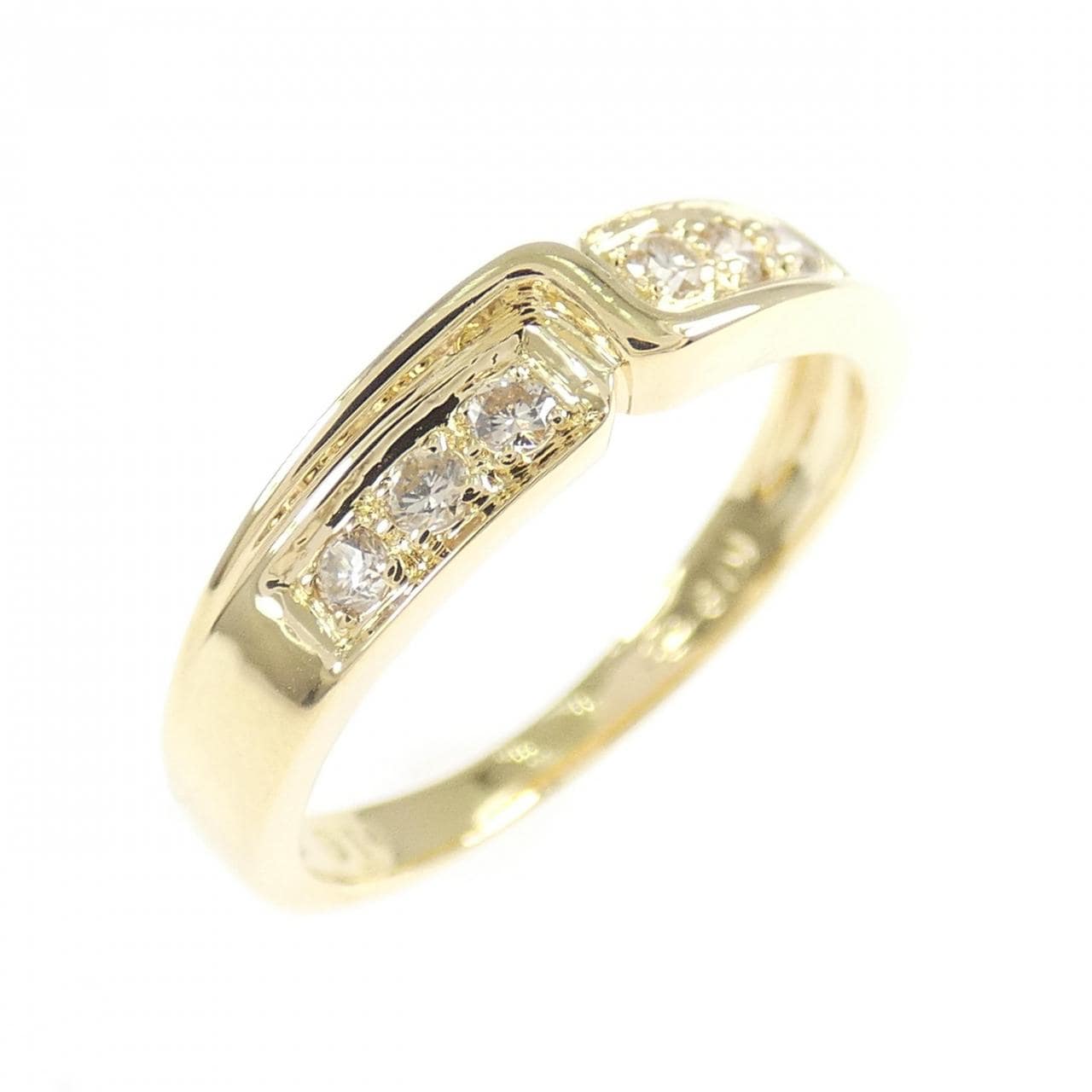 K18YG ダイヤモンド リング 0.10CT