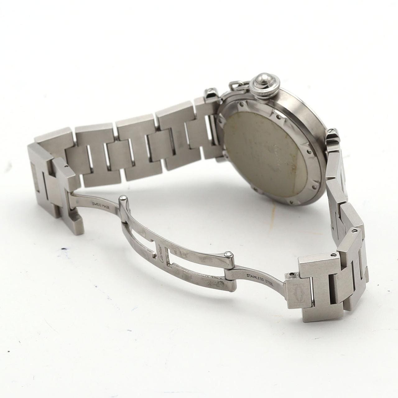 【ノーメンテナンス還元価格】カルティエ パシャC GMT W31029M7 SS 自動巻