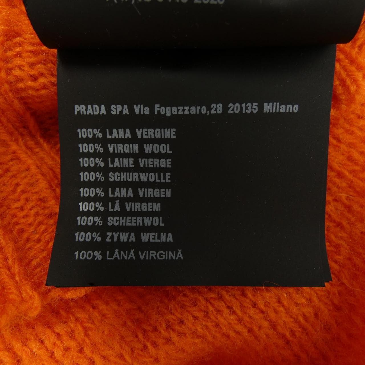 プラダ PRADA トライアングルロゴ UMA840 S182 1R9J ニット