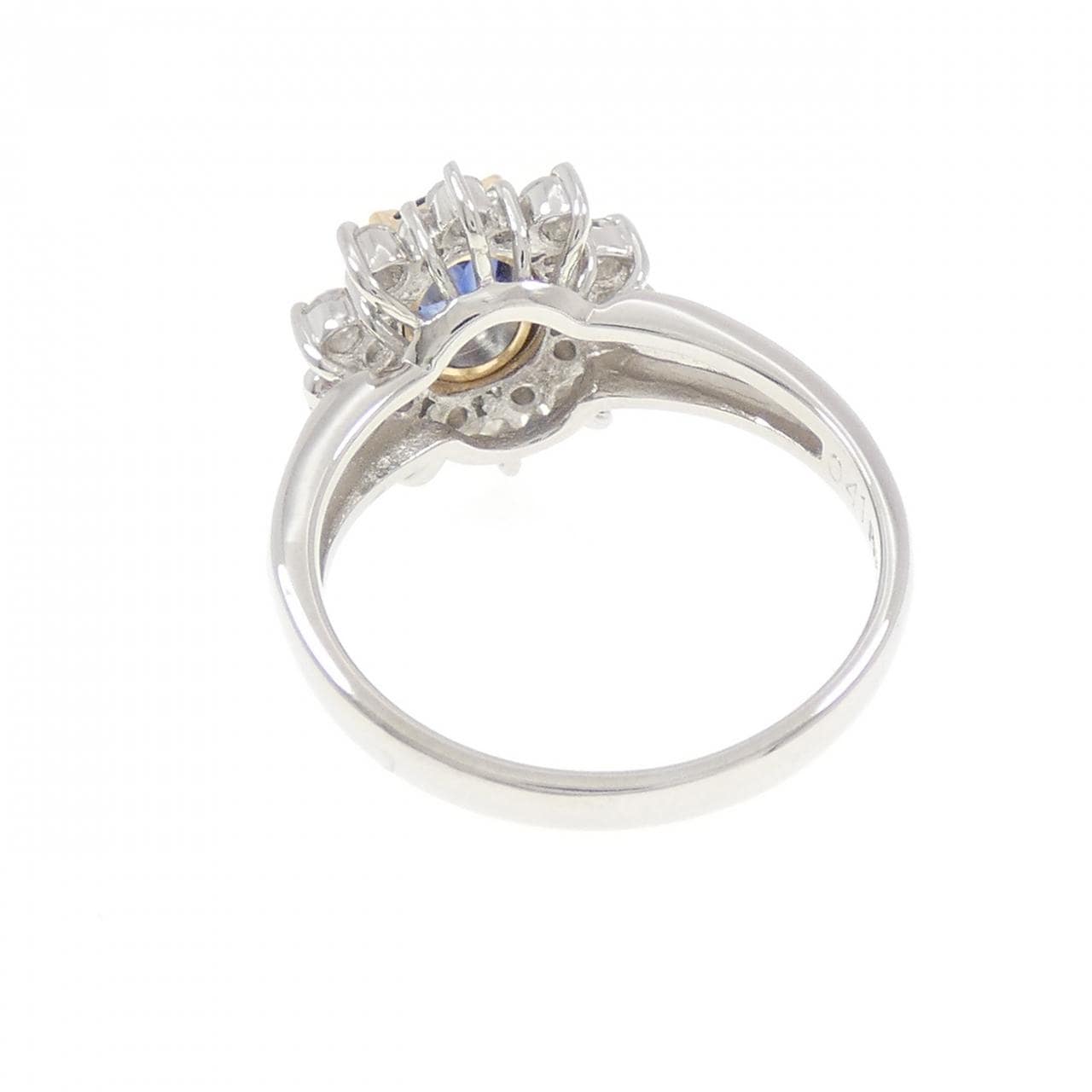 PT900/K18YG サファイヤ リング 0.70CT