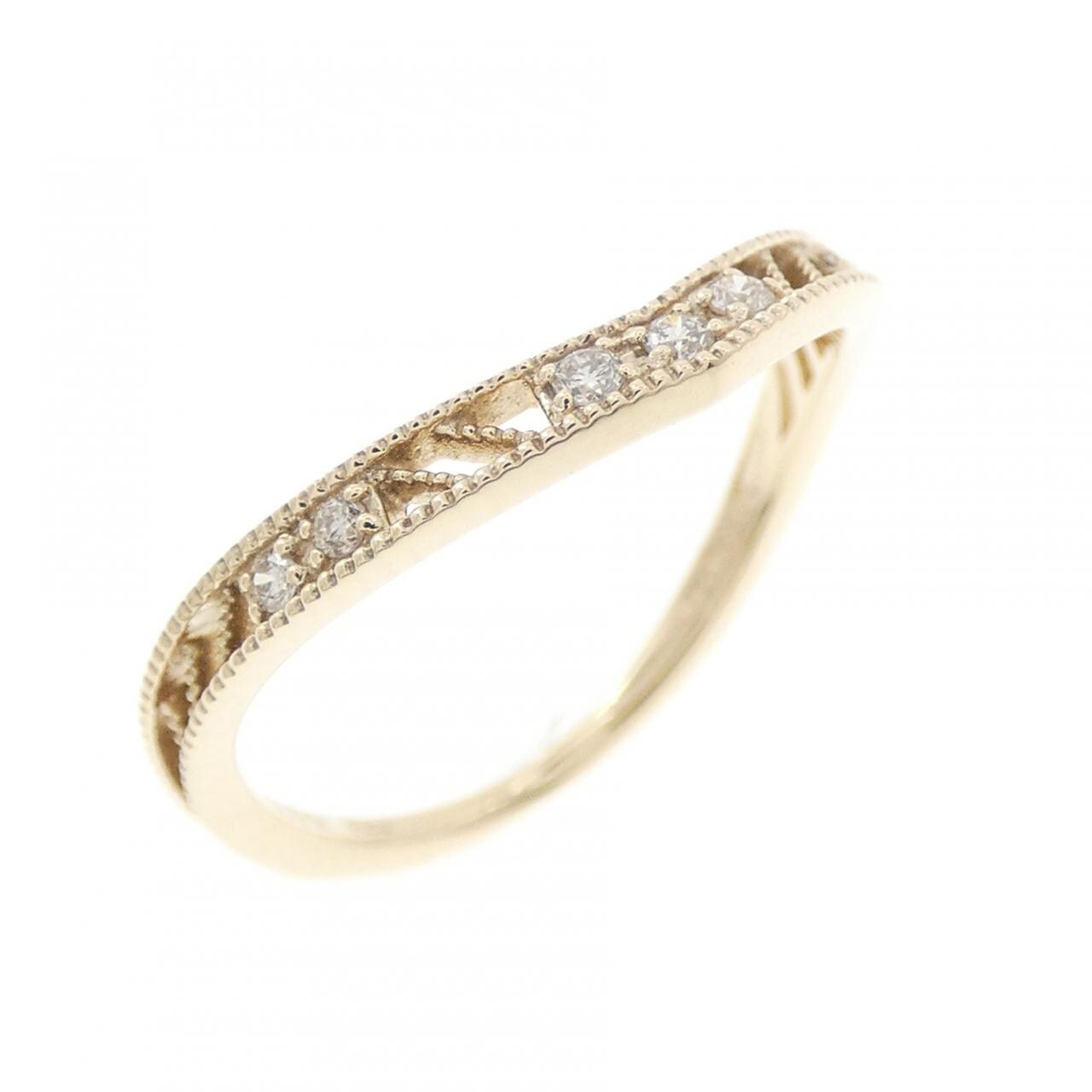 アガット ダイヤモンド リング 0.05CT