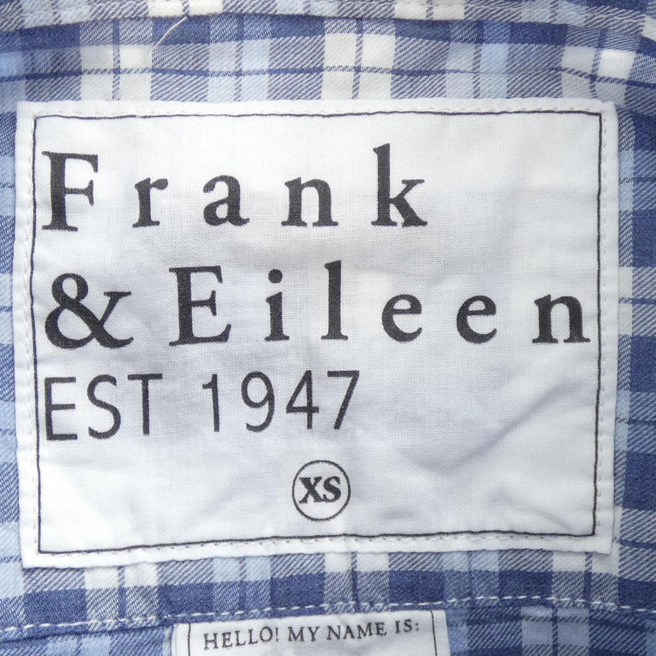 フランクアンドアイリーン FRANK&EILEEN シャツ