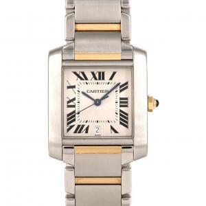カルティエ タンクフランセーズLM コンビ W51005Q4 SSxYG 自動巻
