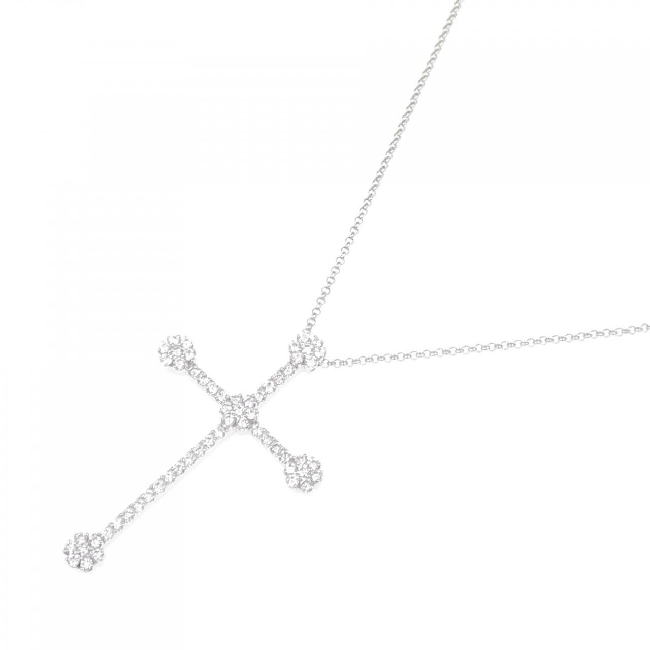 ポンテヴェキオ クロス ネックレス 0.93CT