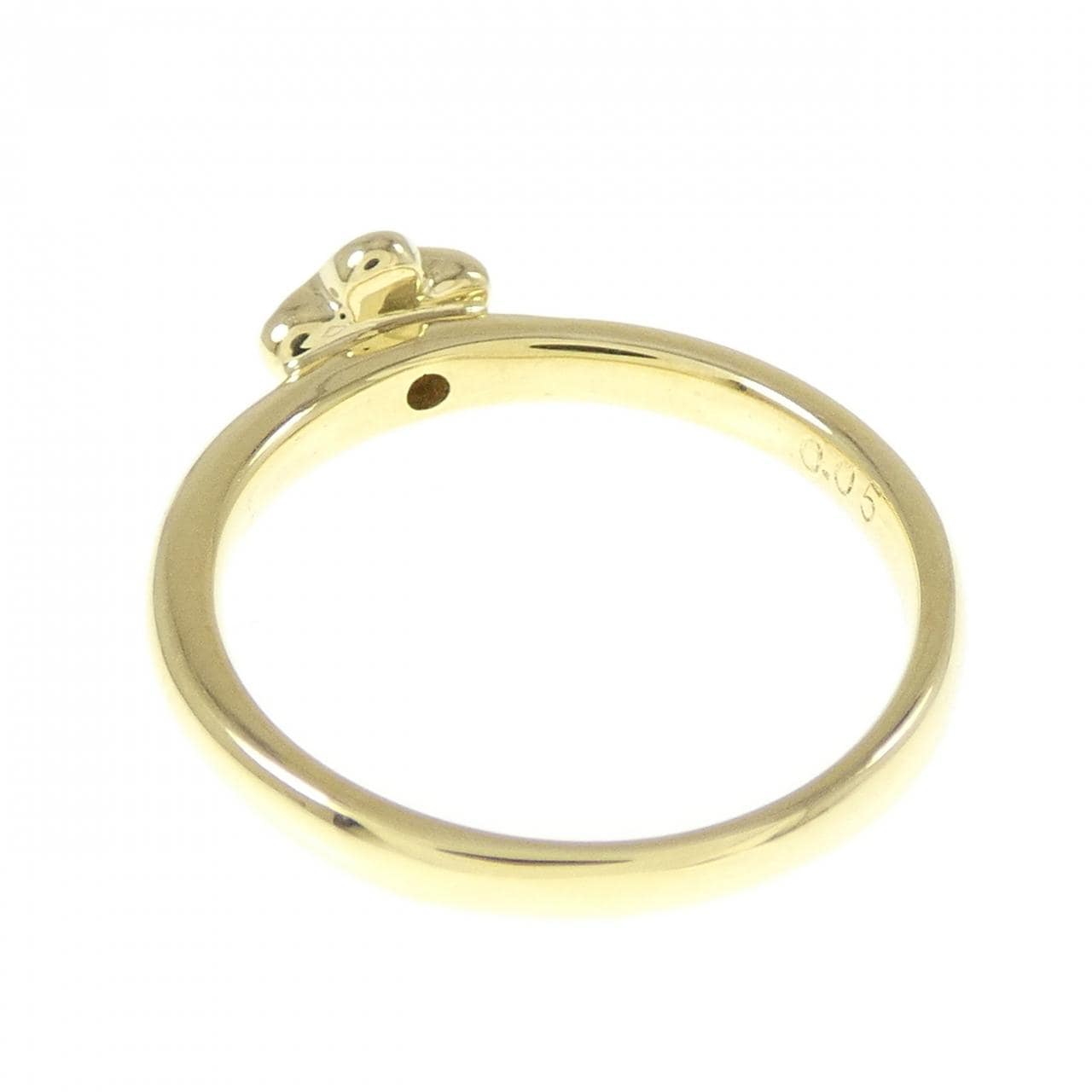 K18YG ダイヤモンド リング 0.05CT