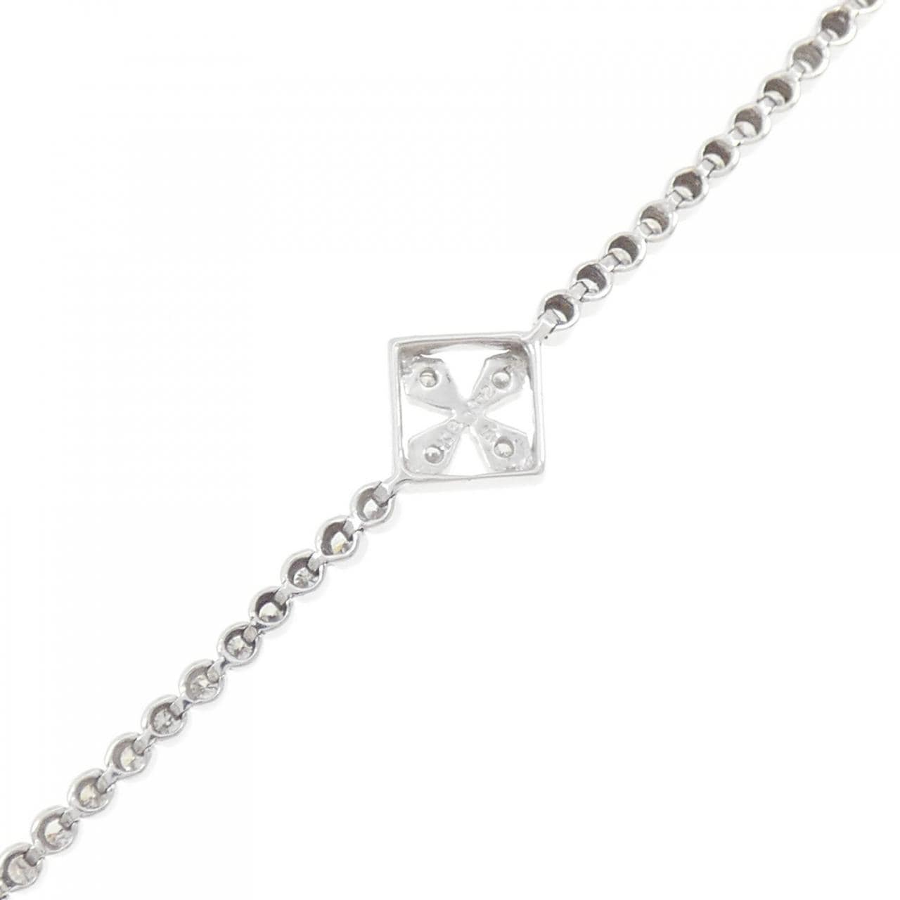 K18WG ダイヤモンド ブレスレット 0.72CT