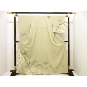 【未使用品】訪問着　友禅金彩加工　ボカシ染