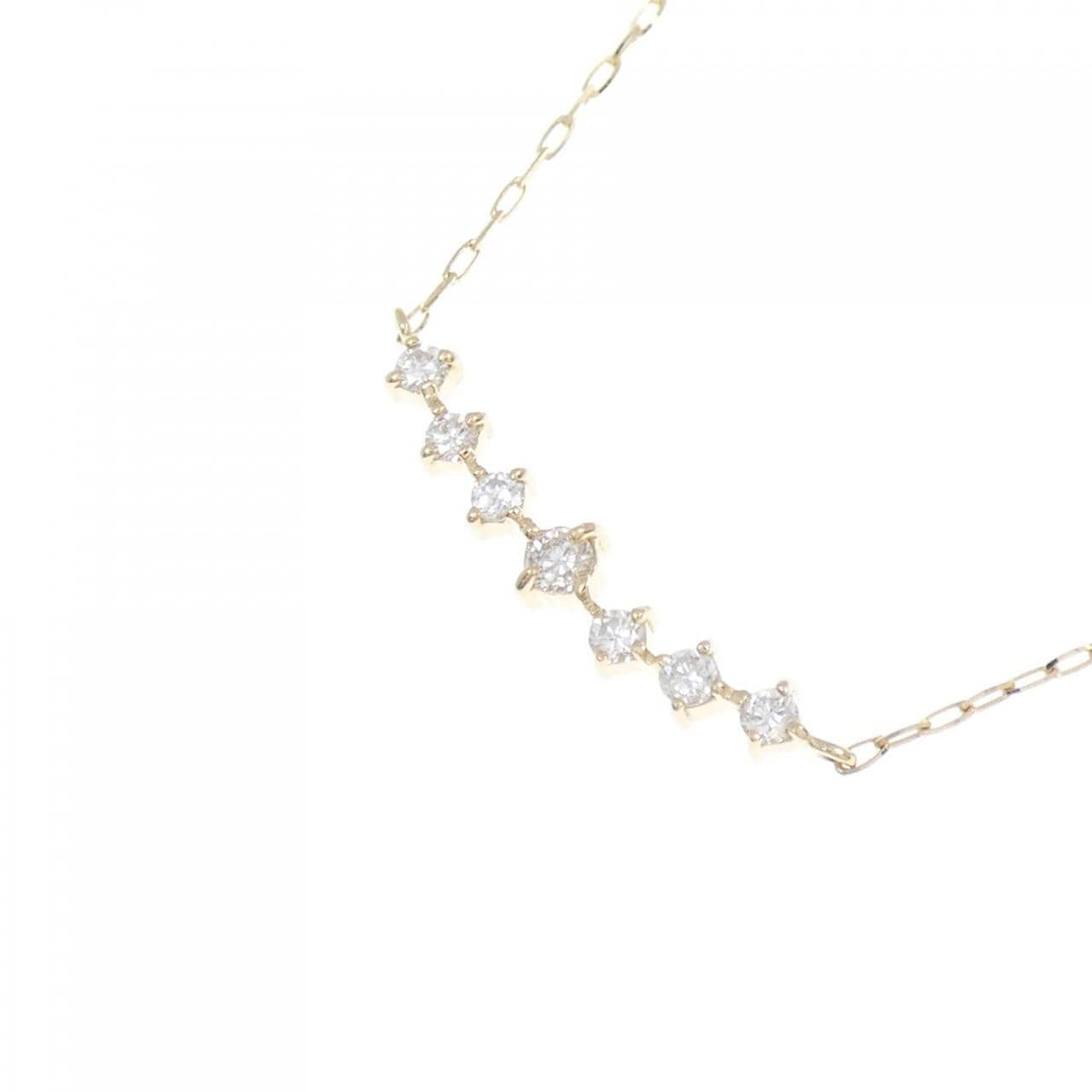 [Remake] K18YG Diamond necklace 0.15CT