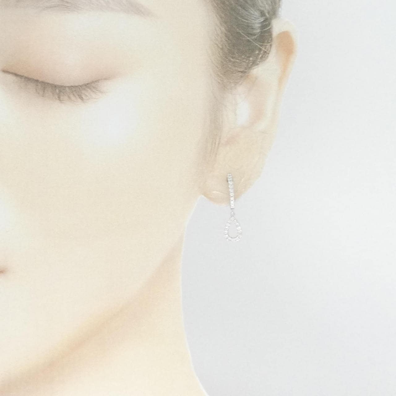 750WG Diamond Earrings 0.44CT