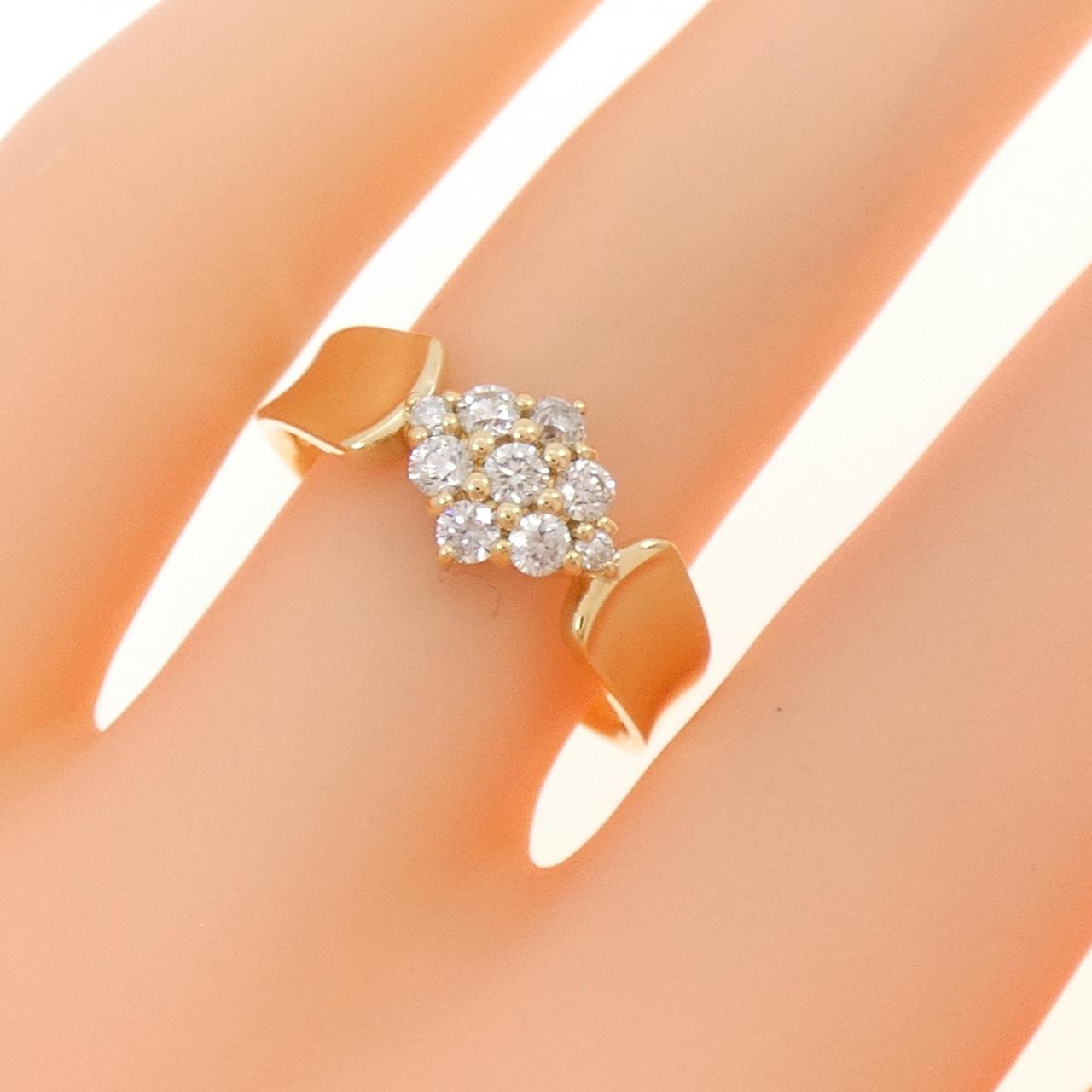 K18YG ダイヤモンド リング 0.30CT
