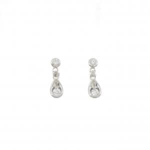 PT900 ダイヤモンド ピアス 0.24CT