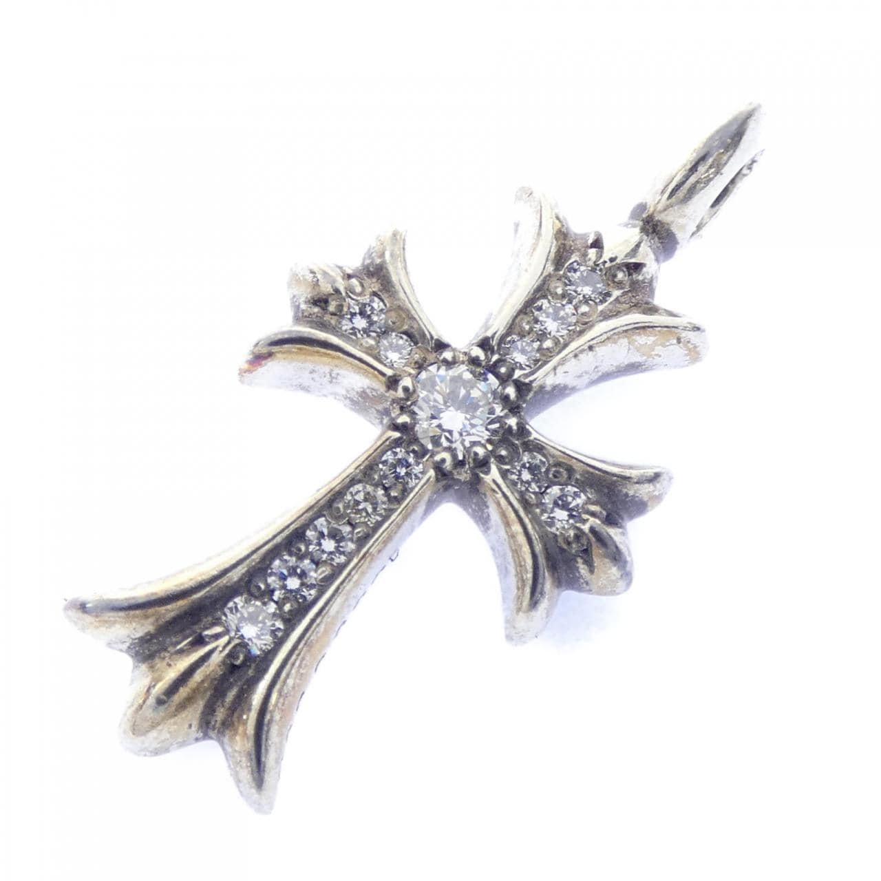 クロムハーツ CHROME HEARTS TINY CH CROSS F PAVE DMND 202033746SLVXXX011 ペンダント
