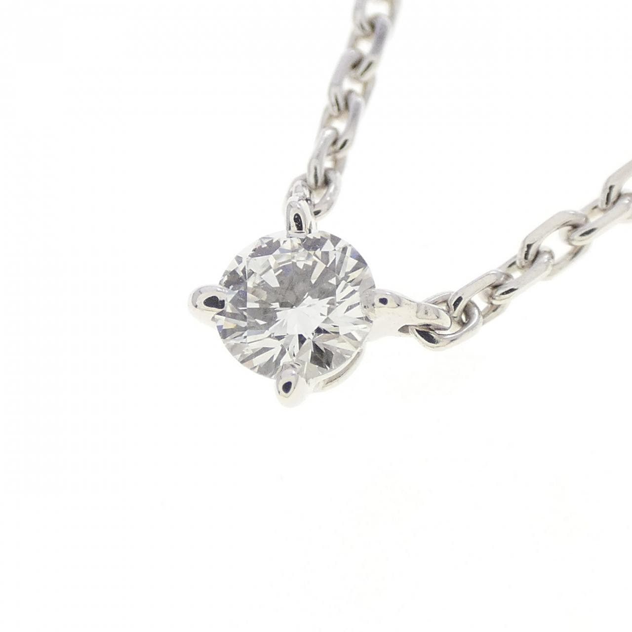カルティエ ダイヤモンド ネックレス 0.23CT G VS1 Good