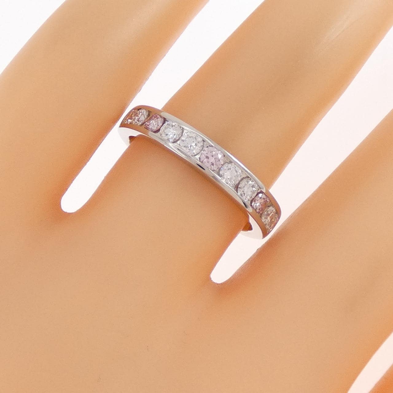 PT900 ピンクダイヤモンド リング 0.144CT