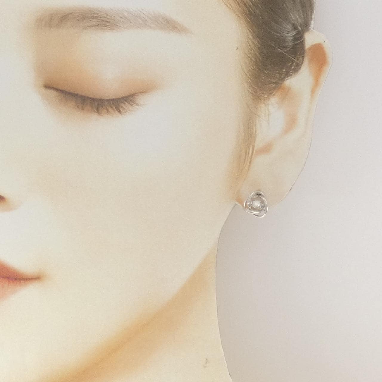 PT900 ダイヤモンド ピアス 0.30CT