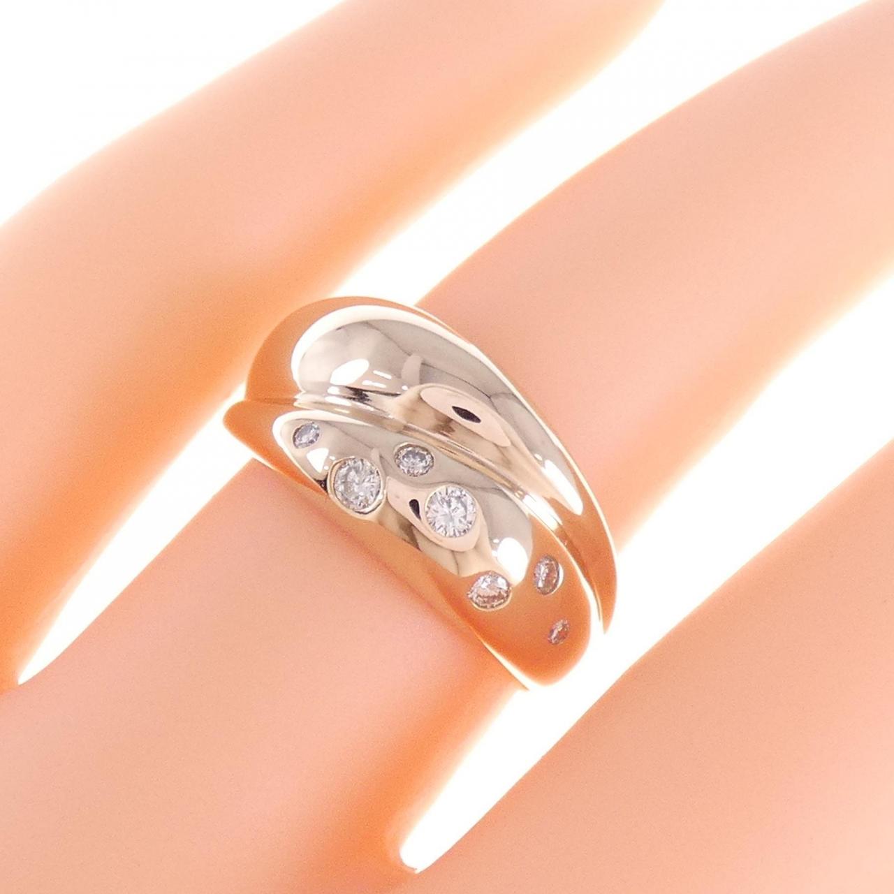 コメ兵｜K18PG ダイヤモンド リング 0.15CT｜ジュエリー｜リング