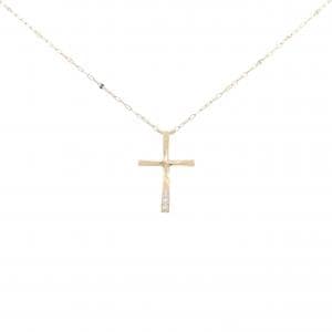 エテ クロス ダイヤモンド ネックレス 0.01CT
