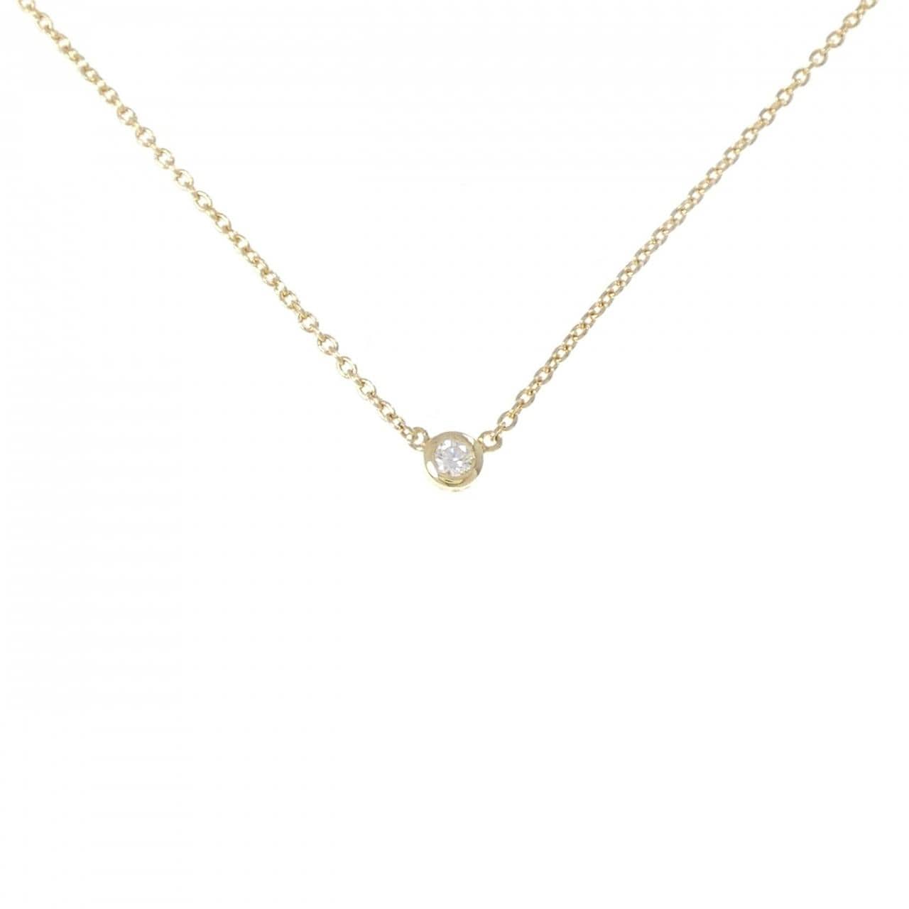 K18YG ダイヤモンド ネックレス 0.03CT