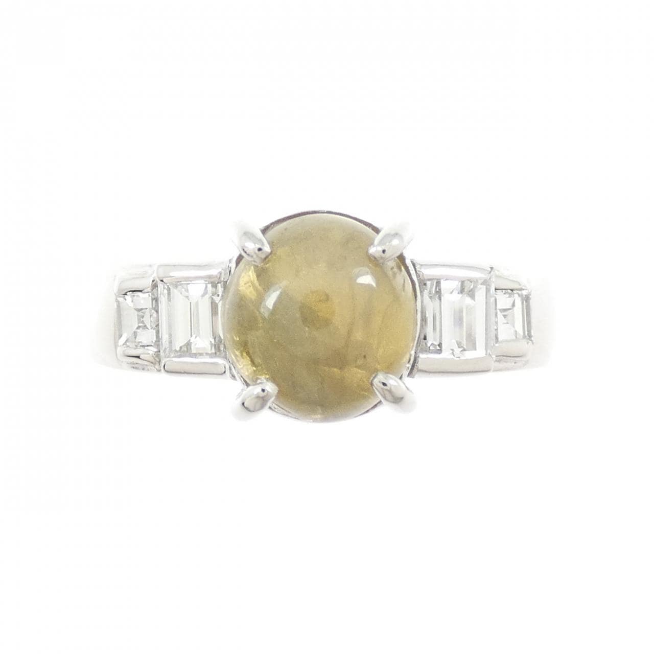 PT900 クリソベリルキャッツアイ リング 2.52CT