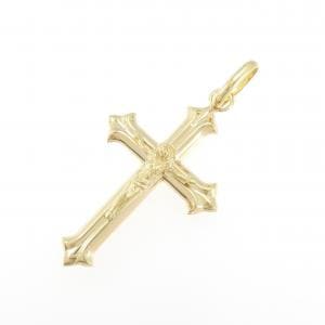 【新品】K18YG クロス ペンダント