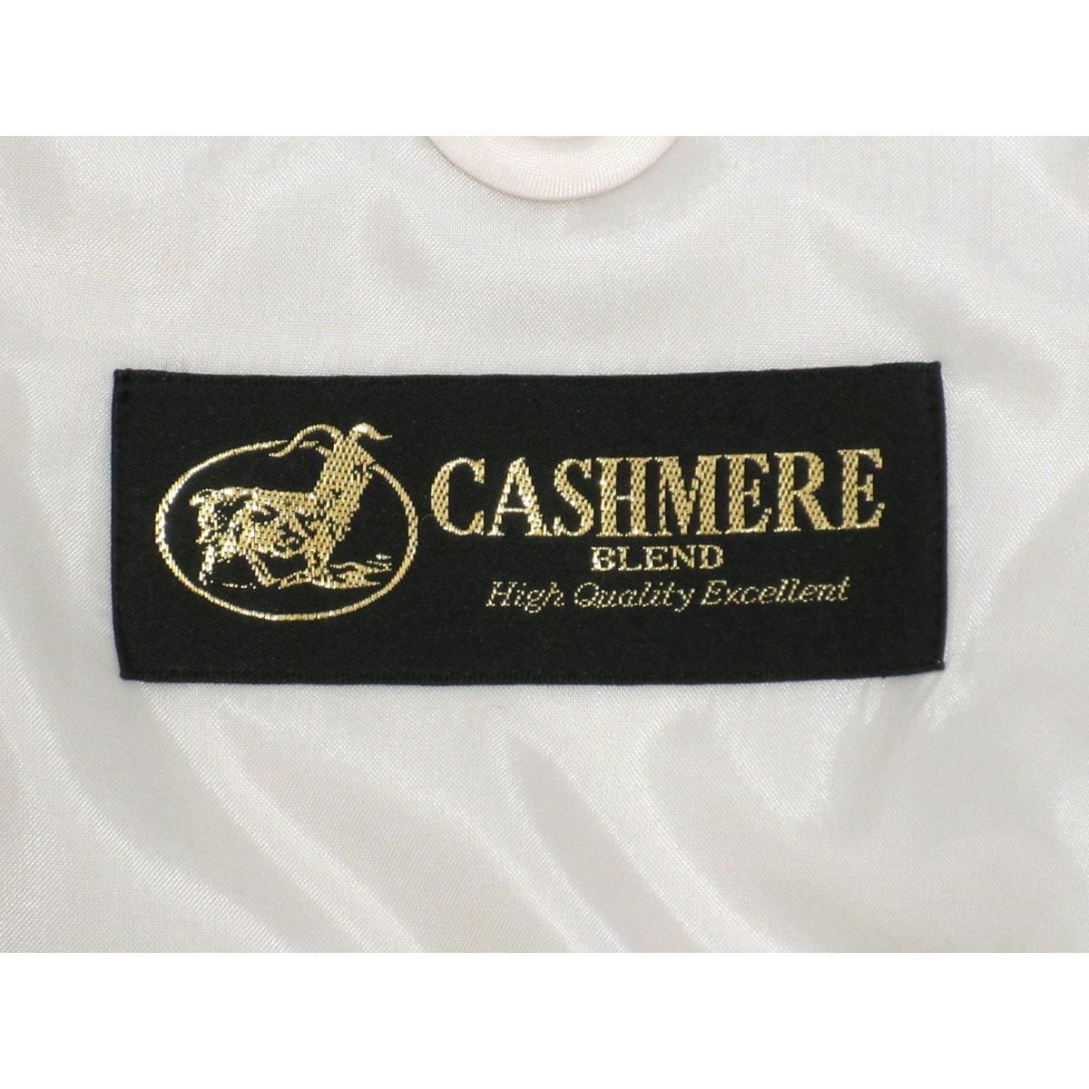 【新品】お洒落コート　カシミヤ混　ロール衿