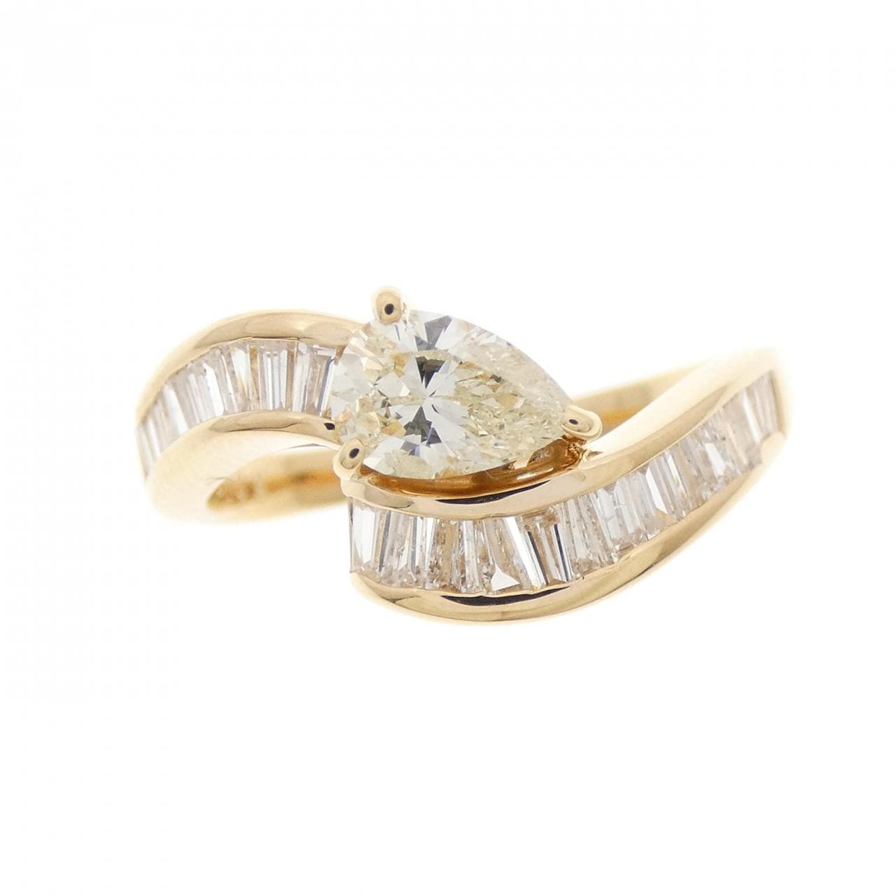 K18YG ダイヤモンド リング 1.09CT