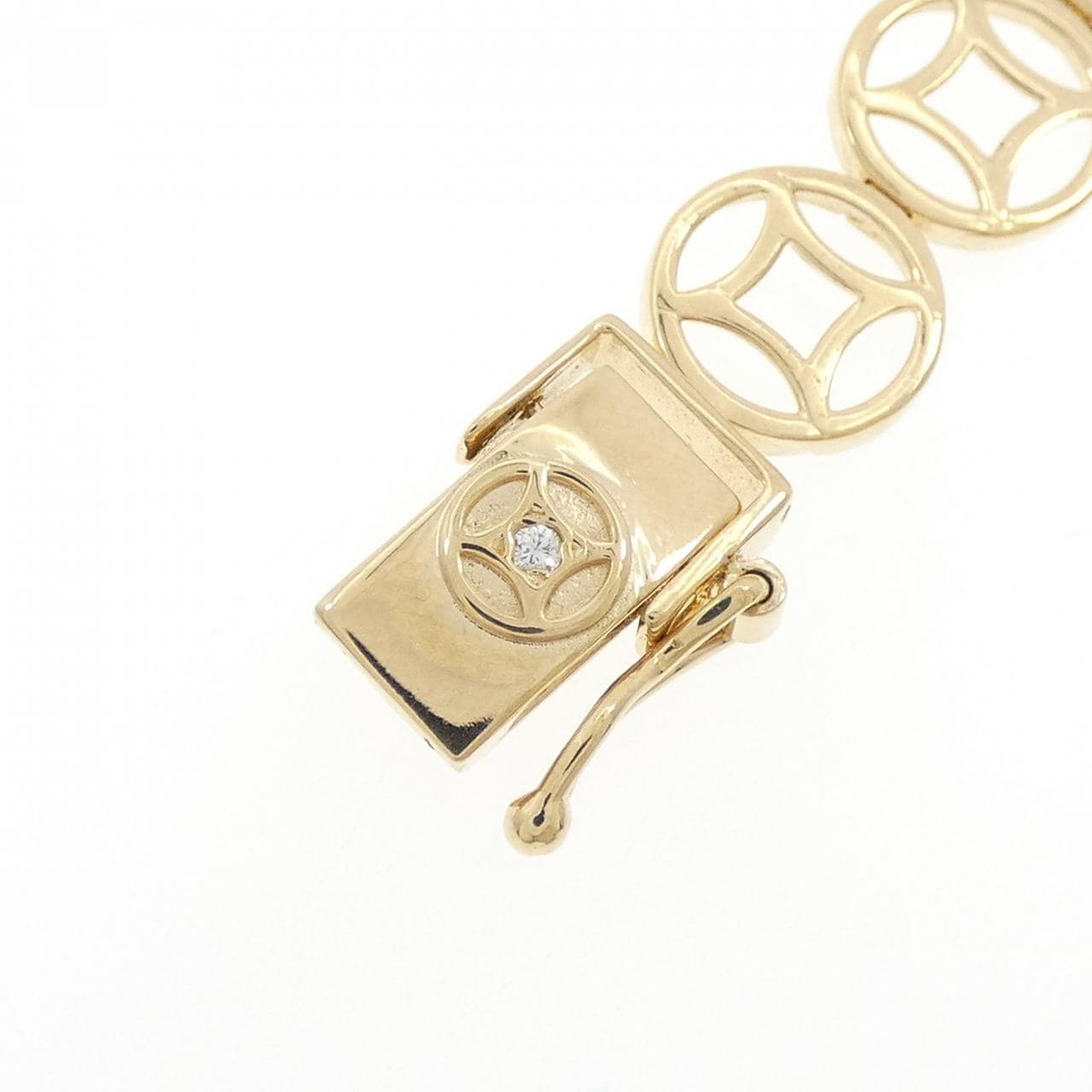 K18YG ダイヤモンド ブレスレット