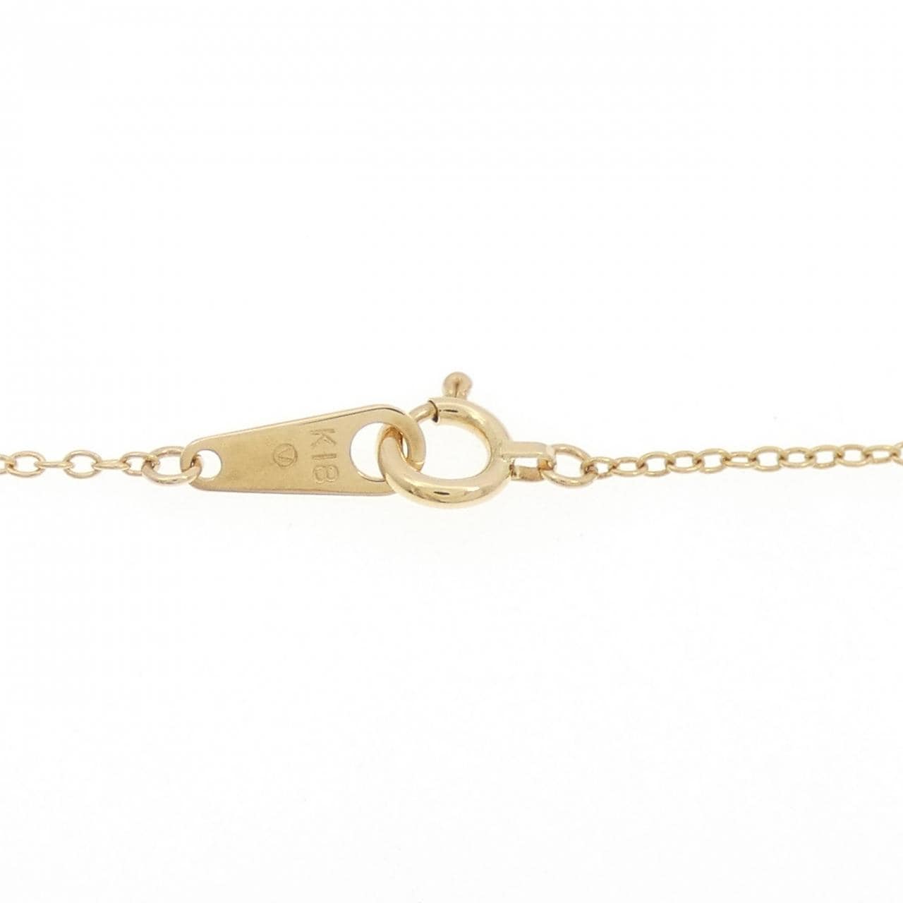 K18YG ダイヤモンド ネックレス 0.10CT