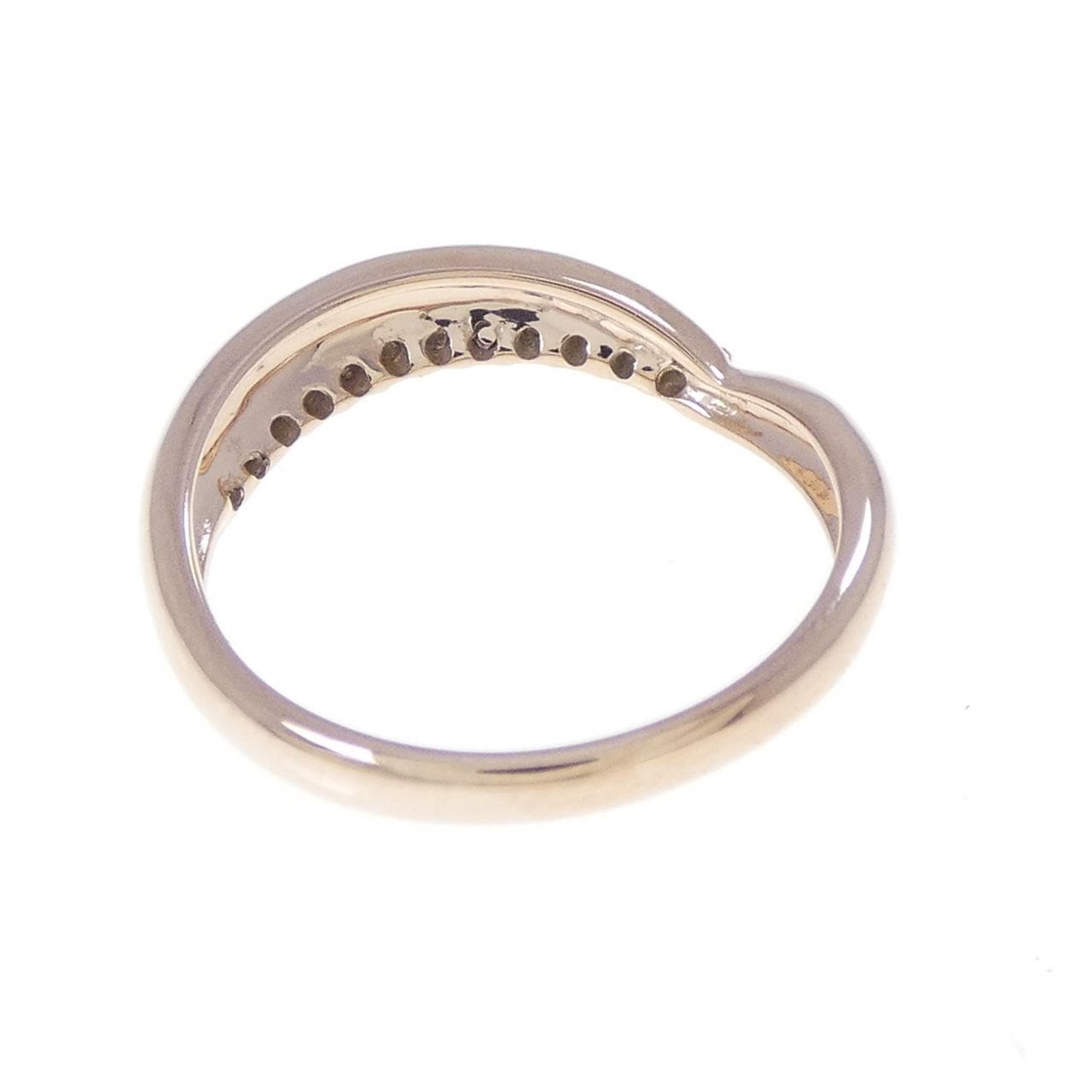 K18PG ダイヤモンド リング